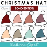 Boho Christmas Hat Clipart commercial use