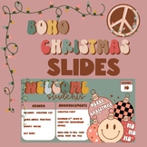 Boho Christmas Slides