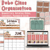 Boho Class Decor & Organization Bundle | Editable | Center