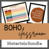 Boho Classroom Bundle (Affirmations, Alphabet, Progress Re