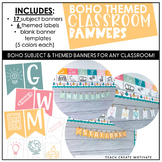 Boho Classroom Decor Banners - Editable Templates