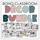 Boho Classroom Decor Bundle |  EDITABLE & GROWING!