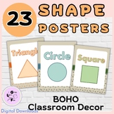 Boho Classroom Decor Shape Posters