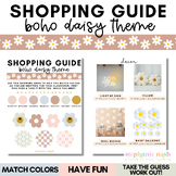 Boho Classroom Decor | Shopping Guide | Boho Daisy Theme | Free