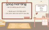 Boho Classroom Morning Slide