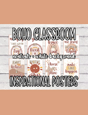 Boho Classroom Neutrals Inspirational Posters