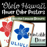 Boho Color Posters | Hawaiian Language Back to School Room Decor