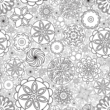 Preview of Boho Coloring Page