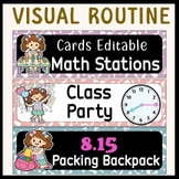 Boho Composition Notebook Visual Schedule Cards Editable Classroom Routine