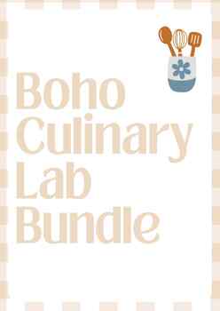 Preview of Boho Culinary Arts Lab Bundle