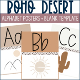 Boho Desert | Alphabet Posters