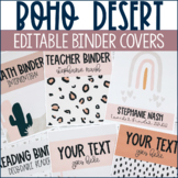 Boho Desert Binder Covers, Calendar, & Helpful Forms