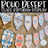Boho Desert Class Birthday Display