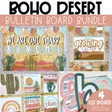 Boho Desert Bulletin Board, Posters, A-Z Letters, and Door
