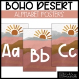 Boho Desert Classroom Decor | Alphabet Posters - Editable!