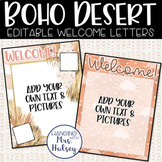 Boho Desert Meet the Teacher Welcome Letters