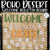 Boho Desert Welcome Bulletin Board