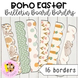 Boho Easter Spring Theme Classroom Decor Bulletin Board Borders