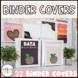 Boho Neutral Editable Binder Covers
