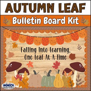 Preview of Boho Fall Pumpkin Bulletin Board Kit Ideas And Halloween Classroom Door Decor