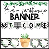 Editable Boho Farmhouse Banner