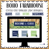 Boho Farmhouse GOOGLE Sites Templates {EDITABLE!}