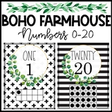 Boho Farmhouse Numbers 0-20 Ten Frames