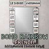Boho French Positive Affirmations | French Affirmation Sta