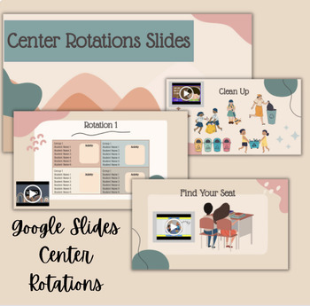 Preview of Boho Google Rotation slides