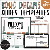 Boho Google Slides Templates with Timers