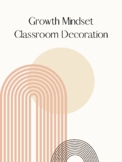 Boho Growth Mindset Classroom Decoration (10 Posters) | Ba