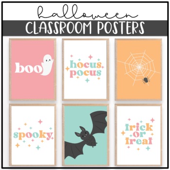 Preview of Boho Halloween Posters