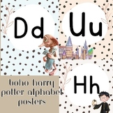 Boho Harry Potter Alphabet Posters