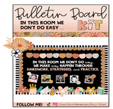Boho Inspired In This Room We Don't Do Easy Bulletin Board Kit