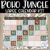 Boho Jungle Large Calendar - Wall Calendar