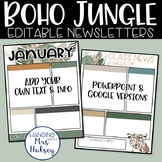 Boho Jungle Newsletter Templates