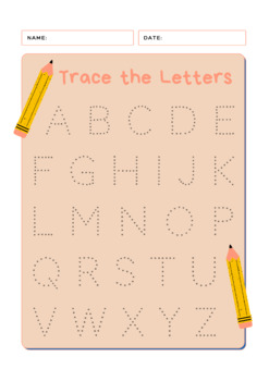 Preview of Boho Letter tracing A-Z