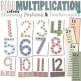 Boho Multiples Posters, Skip Counting, Multiplication Flue
