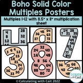 Boho Multiplication Posters