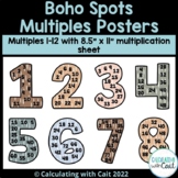 Boho Multiplication Posters - Spots
