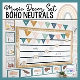Boho Music Classroom Decor Mega-Bundle