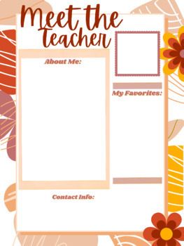 Preview of Boho Neutral Welcome Letter and Meet the Teacher Templates
