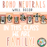 Boho Neutrals Classroom Decor | Wall Decor | Plant Lover C