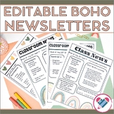 Boho Newsletters 100% TEXT-EDITABLE