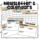 Boho Newsletters & Calendars