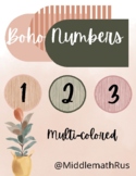 Boho Number Circles