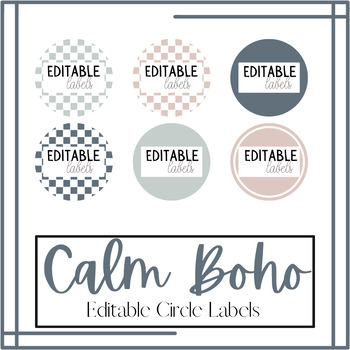 Label Templates (Calm Colours) by MissSerenade