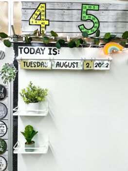 Preview of Boho Plant Vibes Flip Calendar