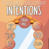 Boho Positive Classroom Entry Intentions