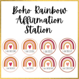 Boho Rainbow Affirmation Station